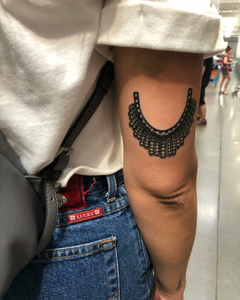 10+ Rbg Dissent Collar Tattoo Ideas That Will Blow Your Mind! 11 Dissent Collar Tattoo Rbg Tattoo Ideas