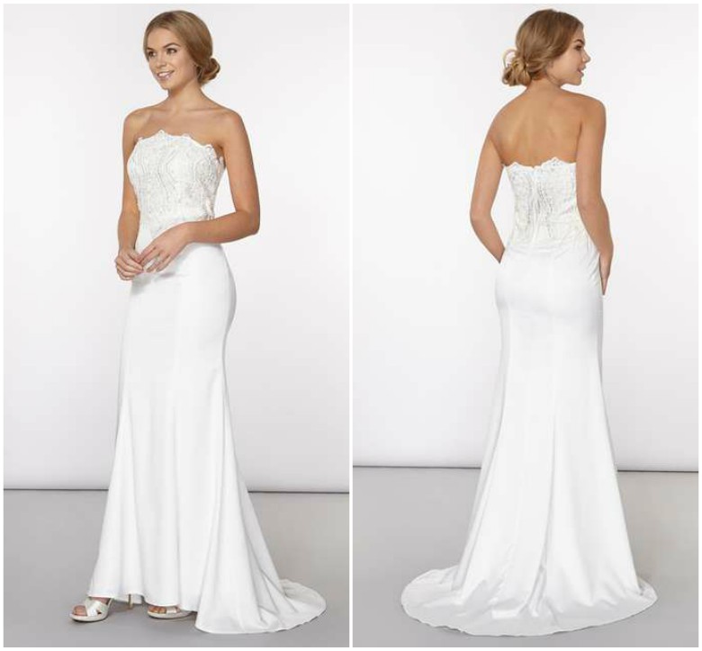 Best Affordable Wedding Dresses 21 Dorothy Perkins - Off-White ‘Amelie’ Wedding Dress