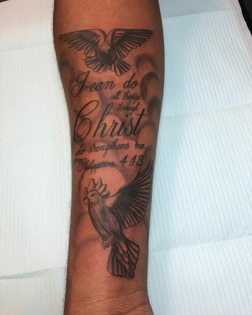 12+ Philippians 4 13 Tattoo Ideas To Inspire You 16 Dove Philippians 4 13 Tattoo