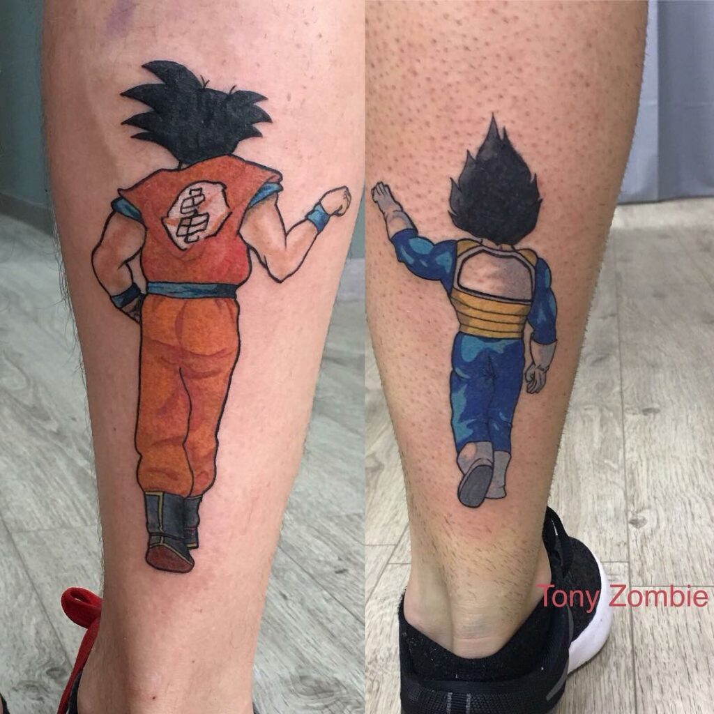 11+ Matching Anime Tattoos That Will Blow Your Mind! 12 Dragon Ball Z tattoo