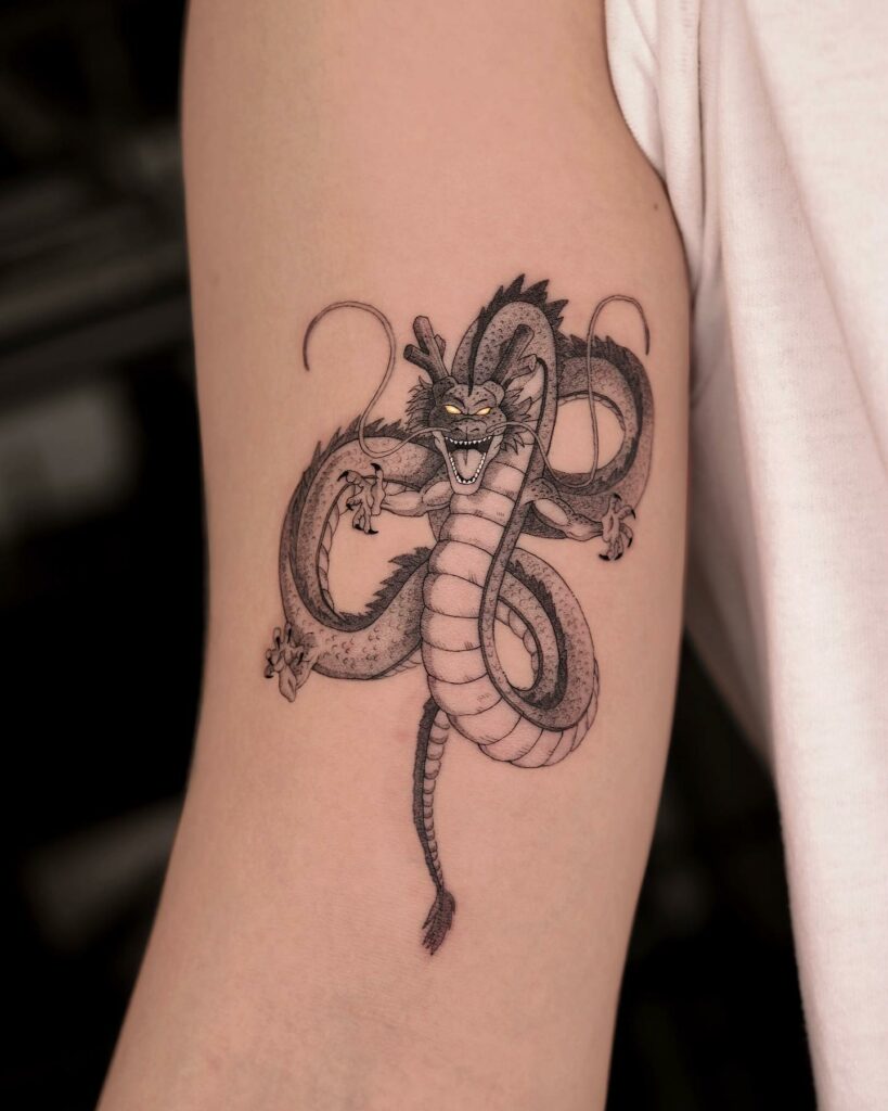 11+ Western Dragon Tattoo Ideas That Will Blow Your Mind! 11 Dragon Ball tattoo