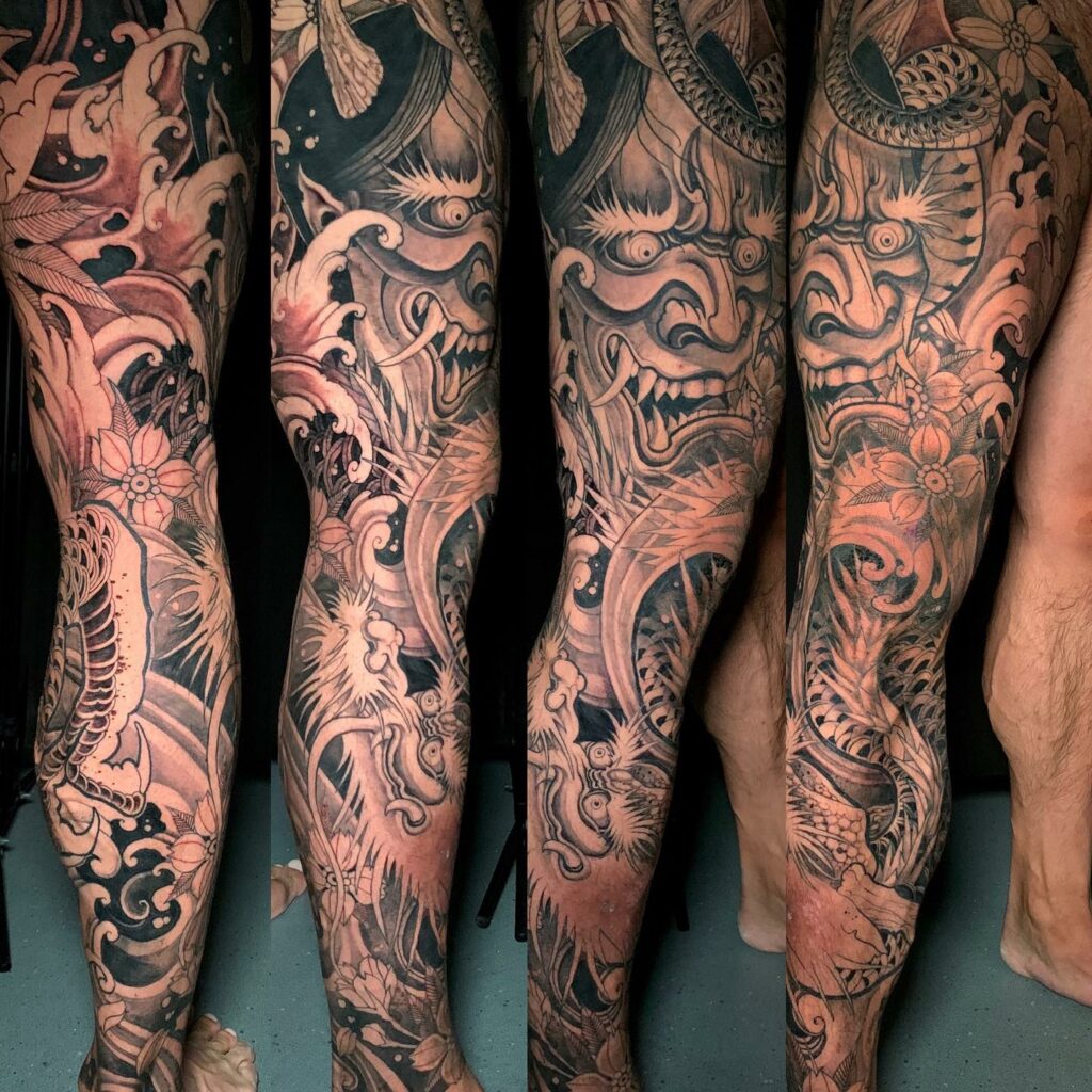 11+ Tattoo On Legs Ideas That Will Blow Your Mind! 17 Dragon Tattoo on Legs