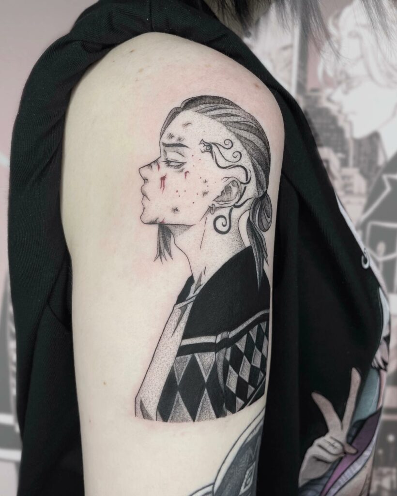 10+ Draken Tattoo Ideas That Will Blow Your Mind! 12 Draken Portrait Tattoo