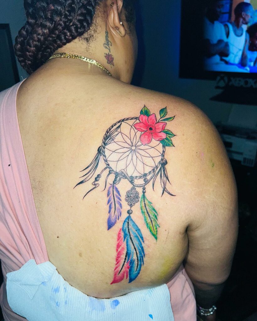 11+ Luck Tattoo Ideas That Will Blow Your Mind! 12 Dream Catcher Luck Tattoo