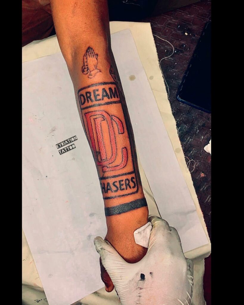 11+ Dream Chaser Tattoo Ideas That Will Blow Your Mind! 12 Dream Chaser Tattoo With An Armband