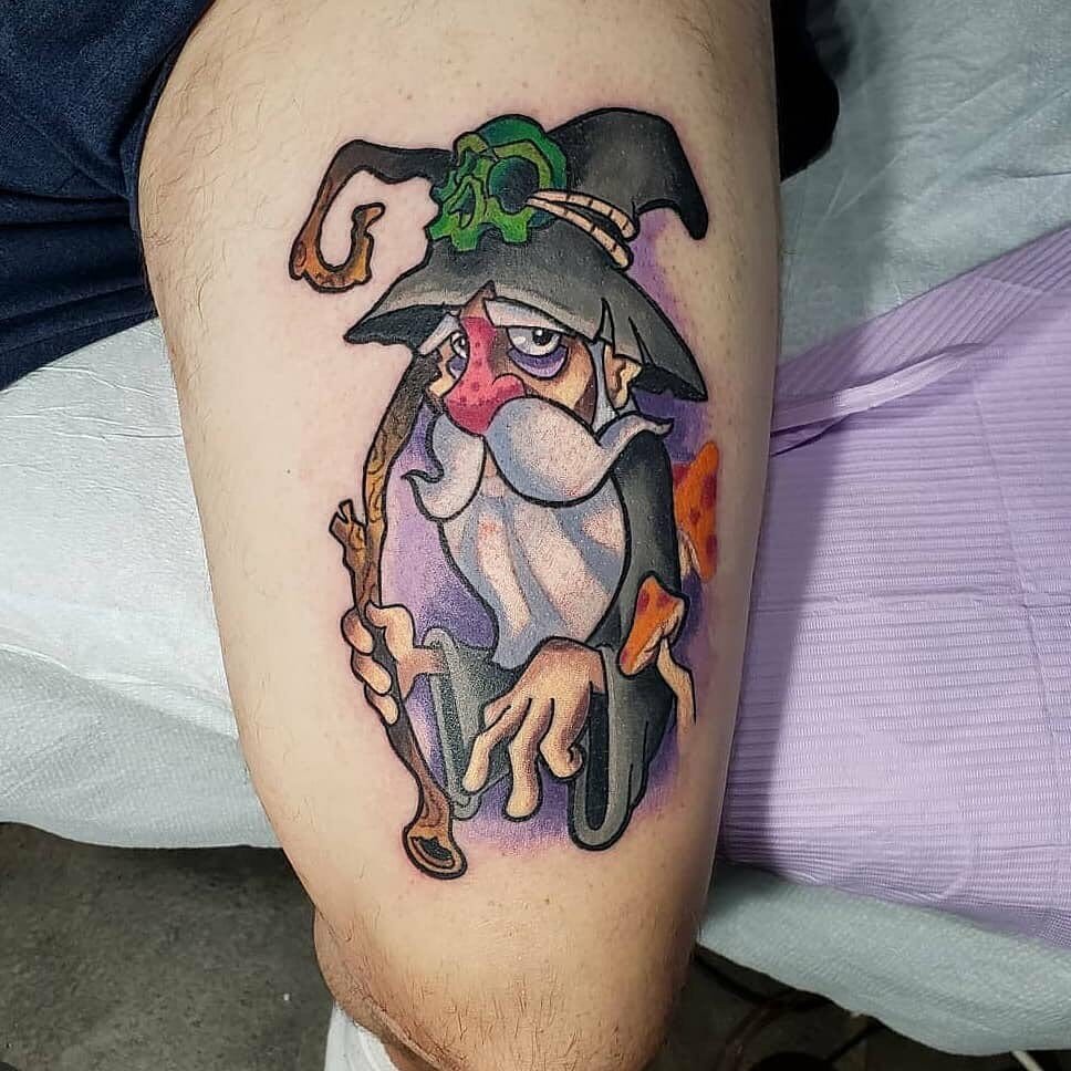 11+ Dumbledore Tattoo Ideas You'll Have To See To Believe! 15 Dumbledore Caricature Tattoo For Kids