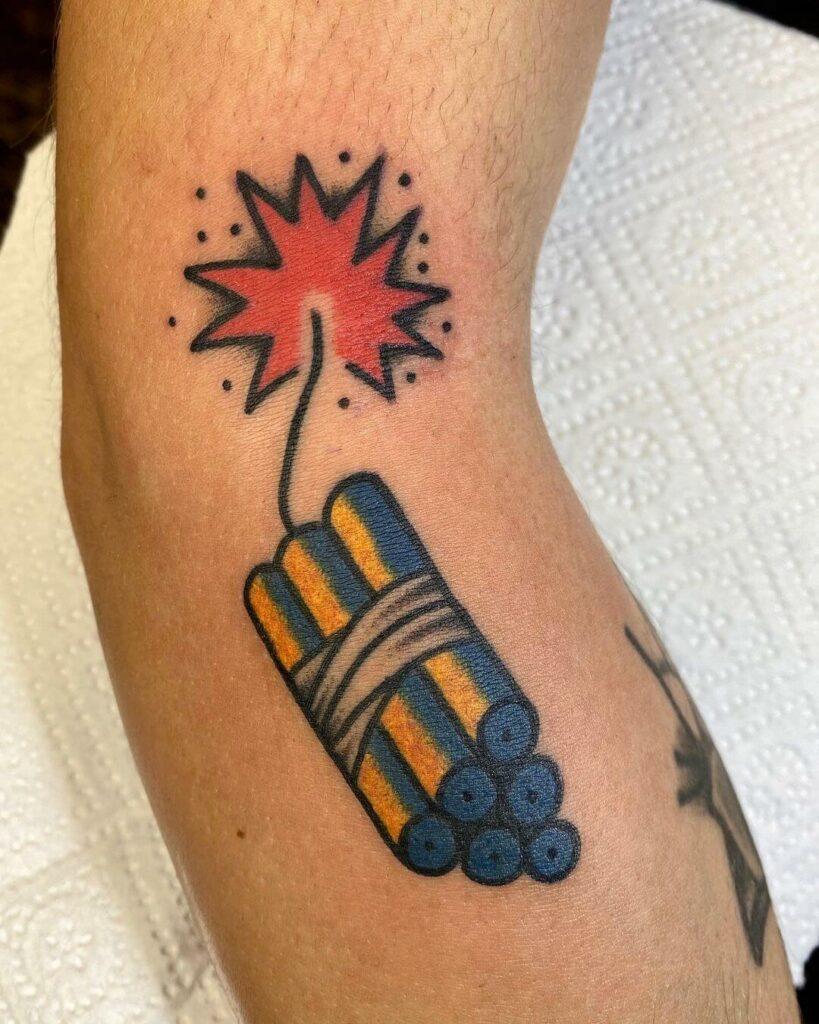 12+ Dynamite Tattoo Ideas To Inspire You! 18 Dynamite Log Tattoo