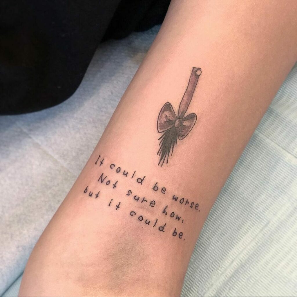 10+ Eeyore Tattoo Ideas You'll Have To See To Believe! 19 Eeyore Tail Tattoo With Quotes