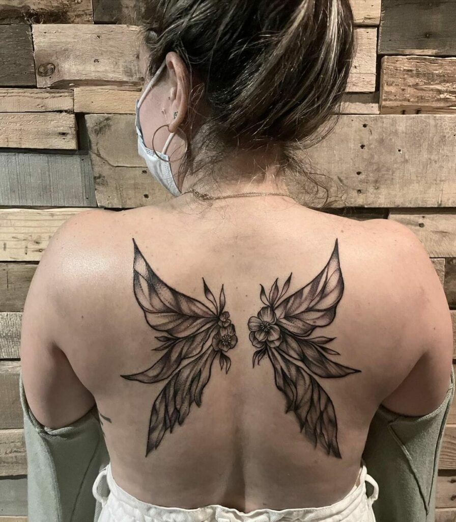 12+ Fairy Wings Tattoo Ideas To Inspire You! 13 Elaborate Fairy Wings Tattoo