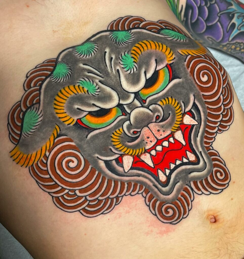 11+ Traditional Foo Dog Tattoo Ideas That Will Blow Your Mind! 20 Elaborate Foo Dog Tattoos