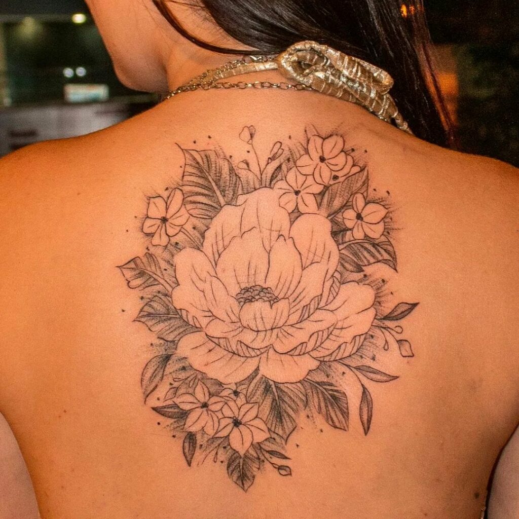 11+ Best Back Flower Tattoo Ideas That Will Blow Your Mind! 19 Elaborate Lotus Flower Back Tattoo