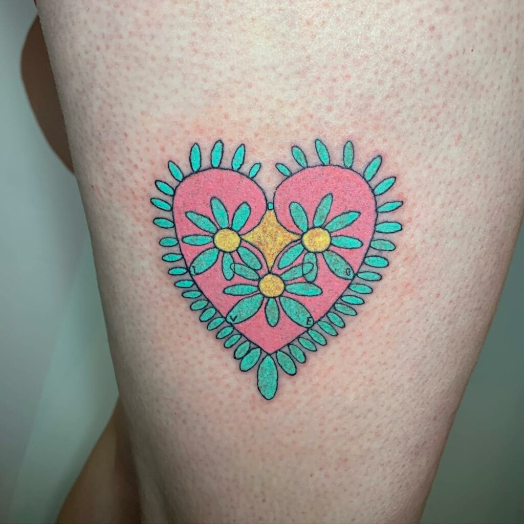 11+ Girly Heart Tattoo Ideas That Will Blow Your Mind! 13 Elegant Girly Heart Tattoo Designs