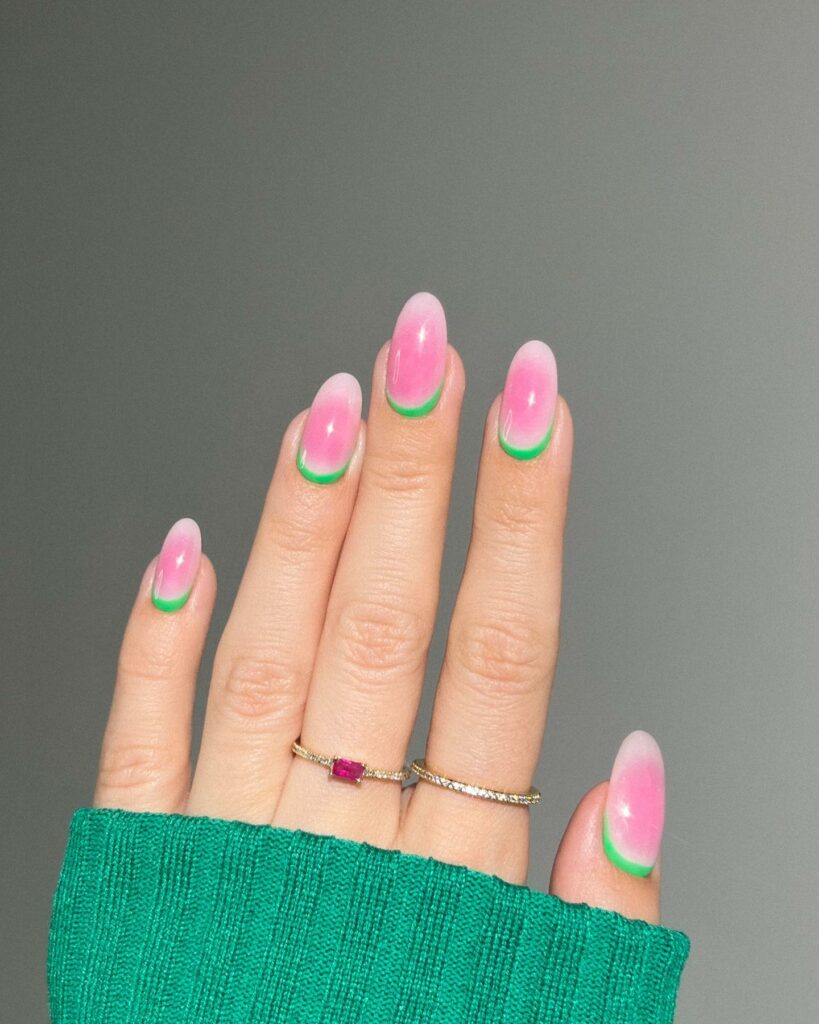 29 LATEST WATERMELON NAIL DESIGNS TO TRY IN 2024! 11 Elegant Watermelon-Tinted Simplicity