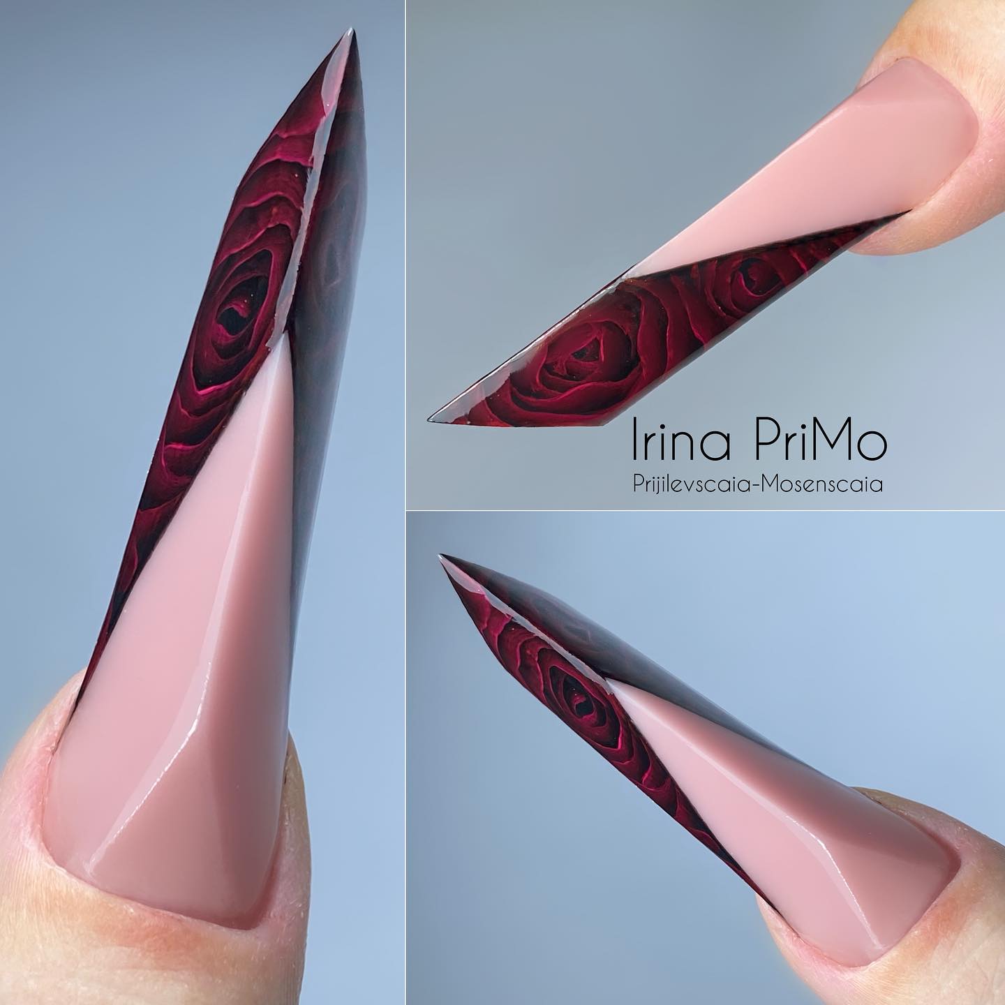 20 LATEST Floral NAIL DESIGNS TO TRY IN 2024! ✨ 20 Elegant Stiletto with Rose Ombre Design