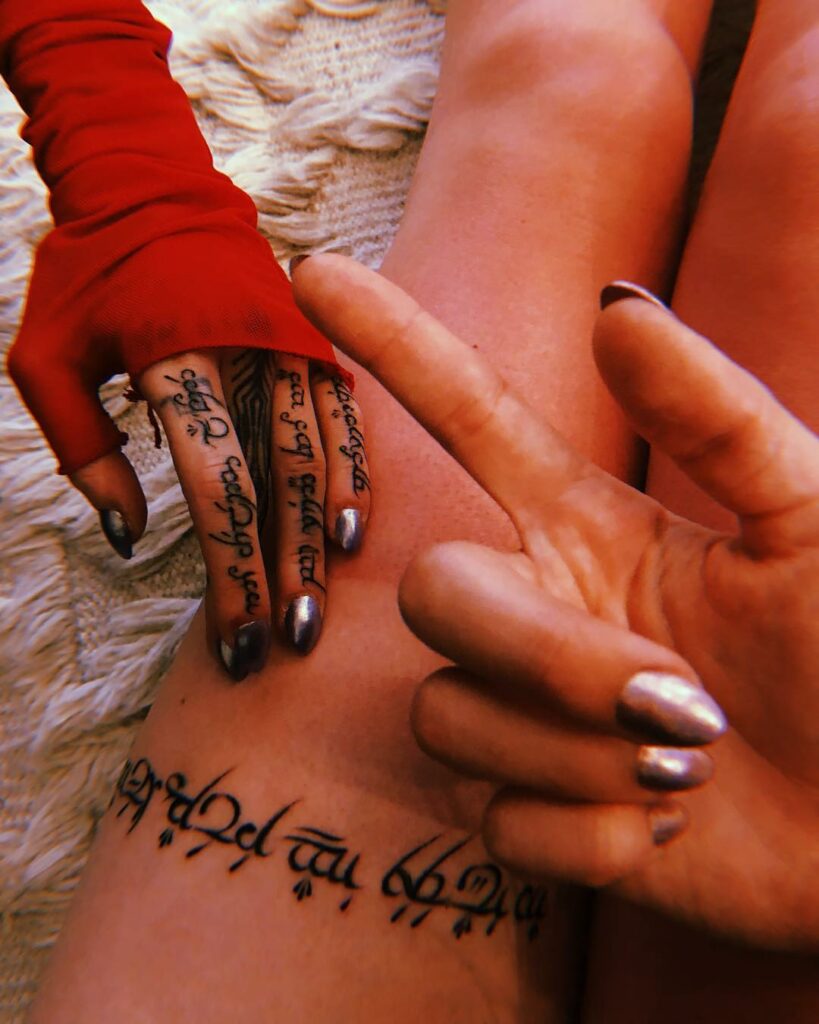 11+ Grimes Tattoo Ideas That Will Blow Your Mind! 19 Elvish Tattoos