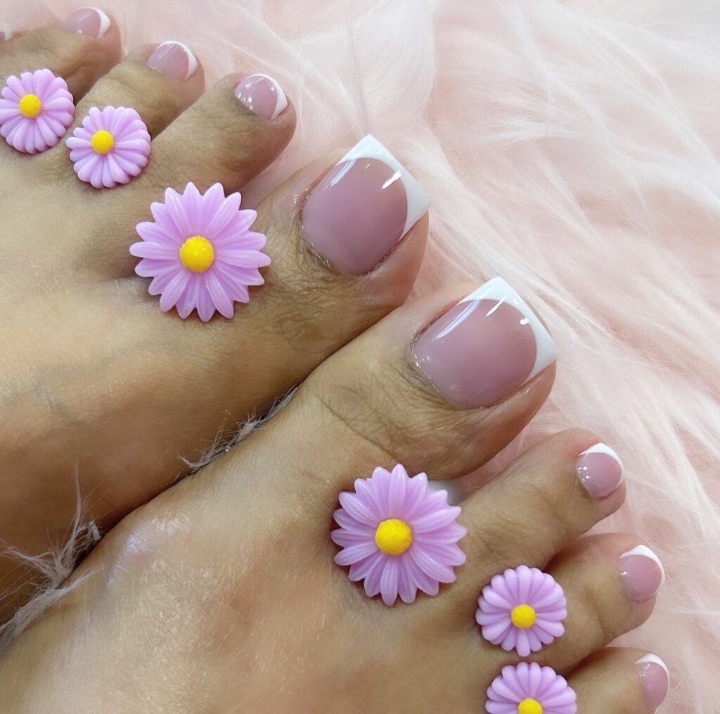 20 Latest Acrylic Pedicure Ideas To Try In 2024! 13 Embracing Elegance Acrylic Pedicure