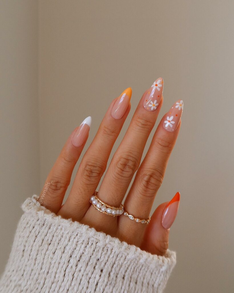 Find Your Style with 30 Daisy Nail Designs for 2024 37 Emoji Daisy nails