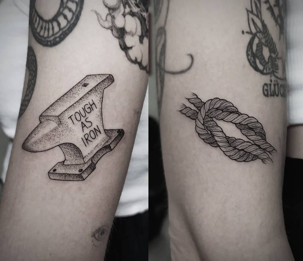 11 Latest Anvil Tattoos To Inspire You In 2024! 20 Encouraging Quotes To Add To Your Anvil Tattoo