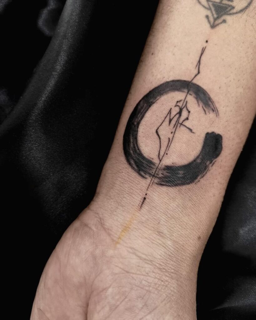 12+Zen Tattoo Ideas To Inspire You 19 Enso Wrist Tattoo