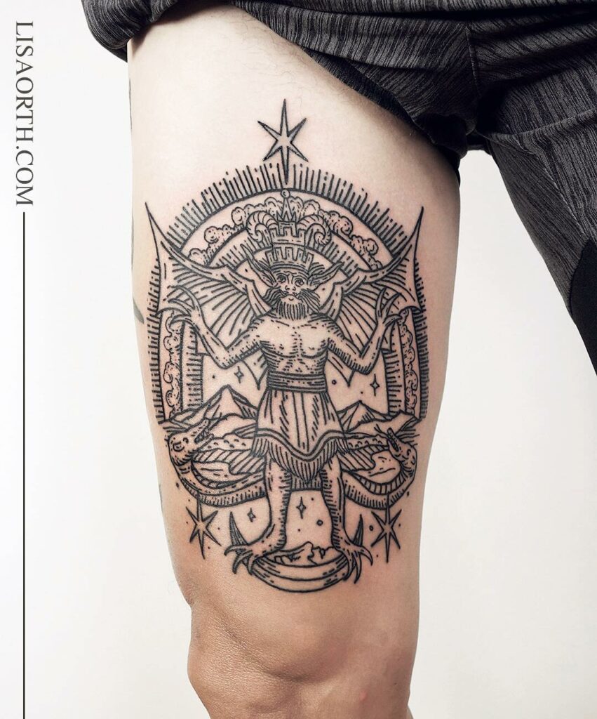 10+ Thigh Tattoo For Men Ideas That Will Blow Your Mind! 17 Esoteric Thigh Tattoo For Men