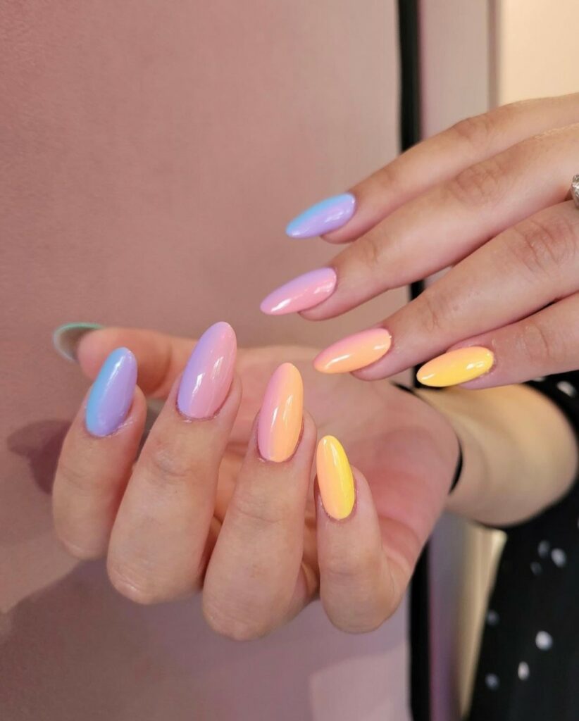 Try Out 40 Simple and Elegant Nail Designs for 2024 40 Ethereal Pastels