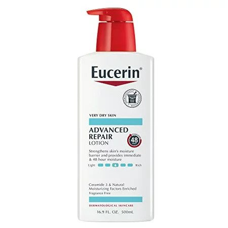 Eucerin Advanced Repair Body Lotion, 16.9 Fl Oz Pump Bottle