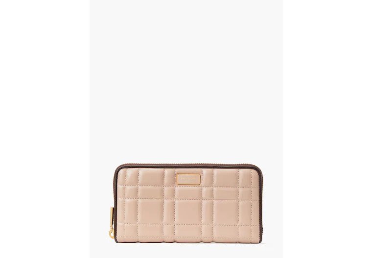Kate Spade vs Michael Kors: Discovering the Key Differences in 2024 16 Evelyn Quilted Zip-around Continental Wallet