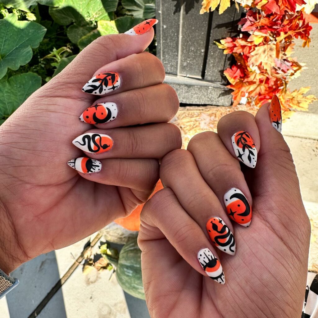 Get Witchy with 30 Witchy Nail Designs for 2024 11 Evergreen Halloween