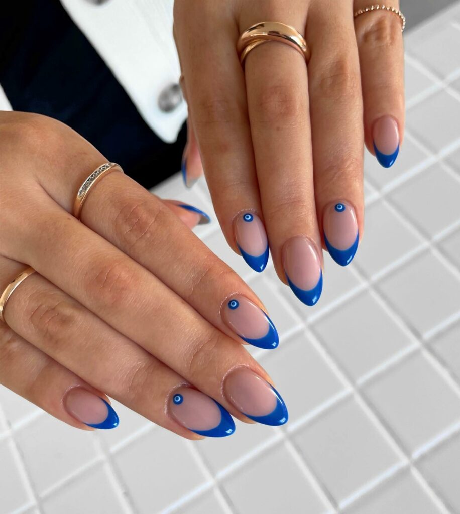 40 Latest New Year’s Nail Art Ideas To Try In 2024 33 Evil Eye Nails