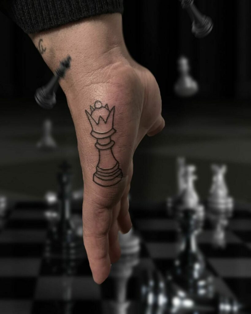 12+ Queen Chess Piece Tattoo Ideas To Inspire You! 14 Evil Queen Chess Tattoos