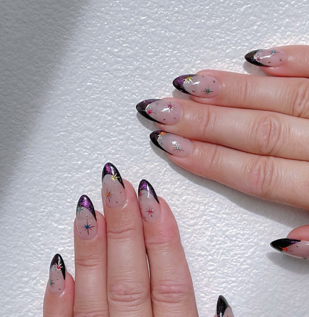 21 Trendy Black French Tip Manicure Ideas to Try in 2024 19 Eye