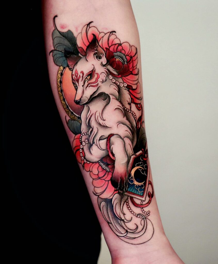 12+ Small Fox Tattoo Ideas To Inspire You! 19 Eye-Catching Jeweled Fox Tattoo Art