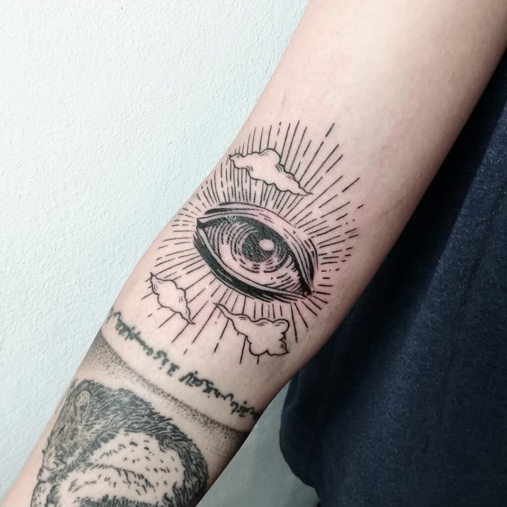 18+ Inner Elbow Tattoo Ideas You Have To See To Believe! 13 Eye Inner Elbow Tattoo