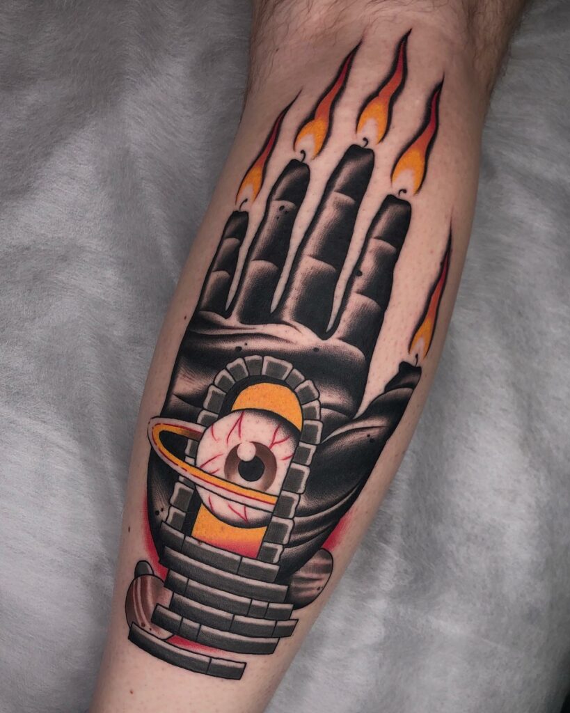 11+ Hand Of Glory Tattoo Ideas That Will Blow Your Mind! 13 Eye X Hand Of Glory Tattoo