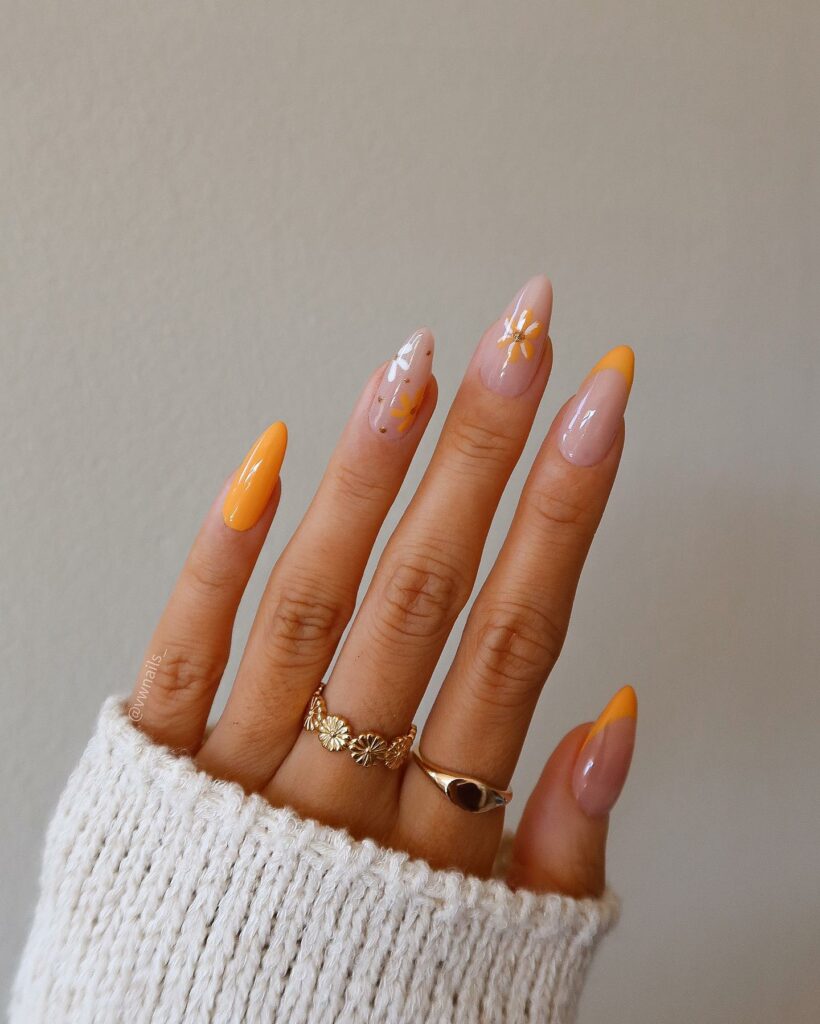 49 Latest Thanksgiving Nail Designs For 2024 31 Fall Flowers
