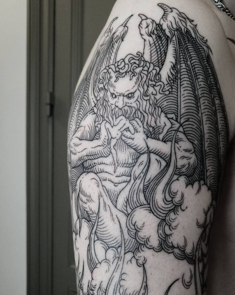 11+ Fallen Angel Tattoo Ideas You Have To See To Believe! 19 Fallen Angel Tattoo With Wrath
