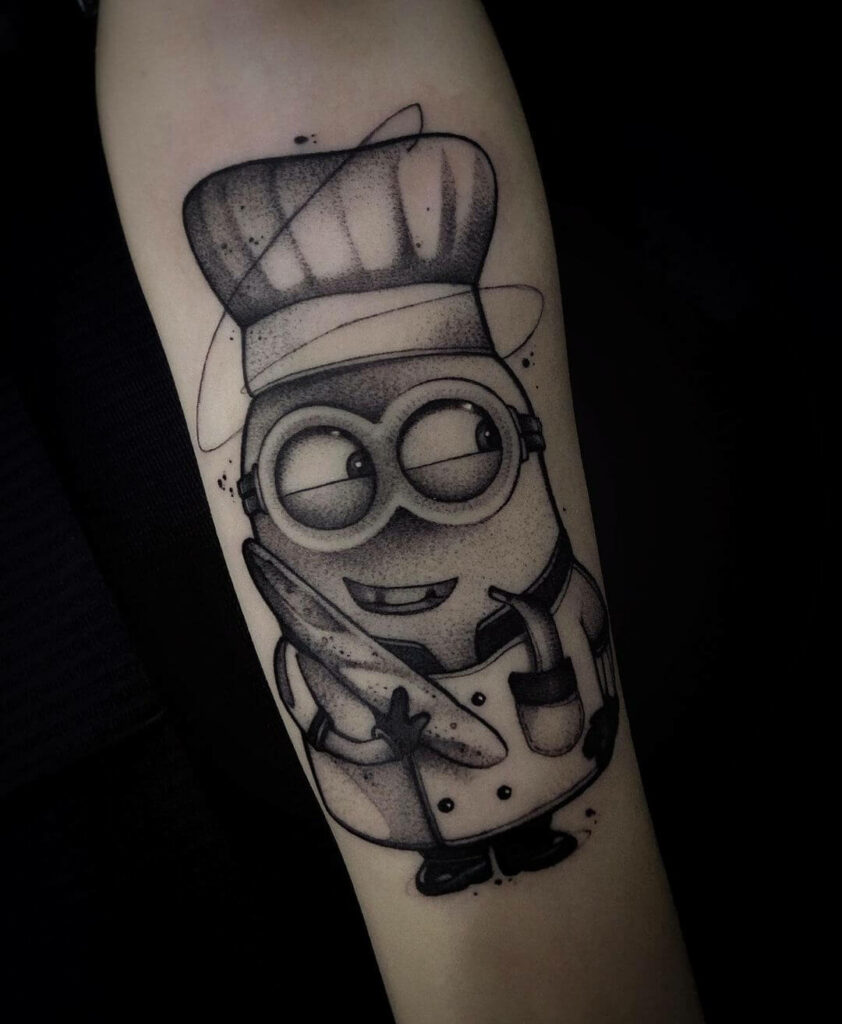 12+ Minion Tattoo Ideas To Inspire You! 13 Fantastic Chef Minion Tattoo
