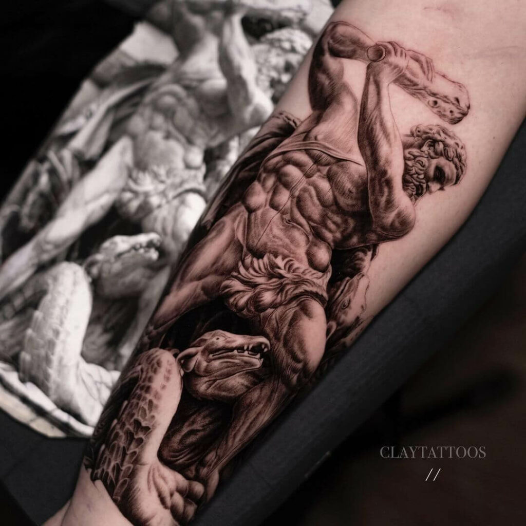 12+ Black And White Realism Tattoo Ideas To Inspire You! 19 Fantastic Hyper Realistic Tattoos of Statues