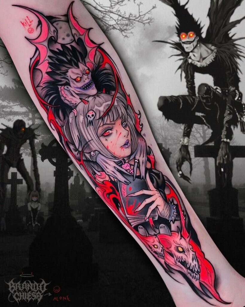 11+ Neo Tattoo Ideas That Will Blow Your Mind! 13 Fantastic Neo Traditional Anime Tattoos