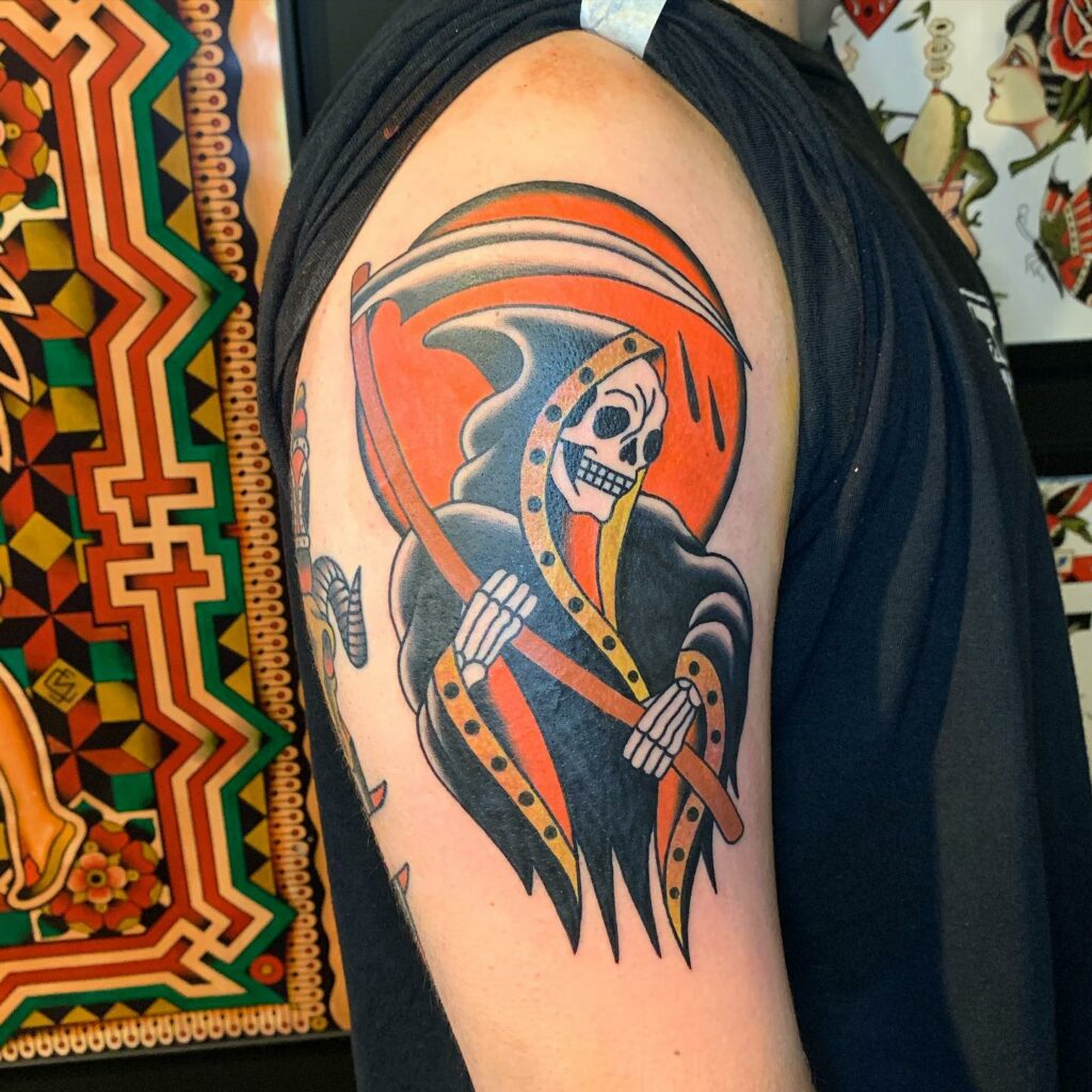 10+ Grim Reaper Tattoo Drawing Ideas That Will Blow Your Mind! 15 Female Grim Reaper Tattoo Drawing