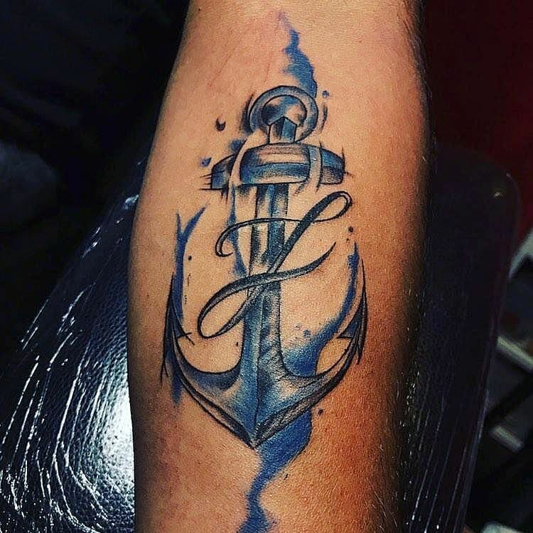 10+ J Letter Tattoo Ideas That Will Blow Your Mind! 16 Fierce Anchor J Letter Tattoo Design