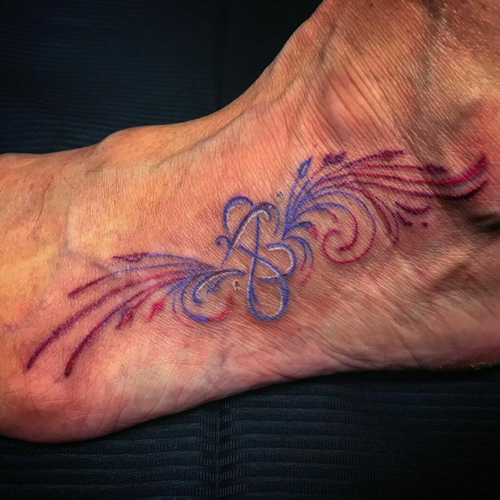 12+ Infinity Heart Tattoo With Names Ideas To Inspire You! 17 Filigree Design Infinity Symbol With Heart