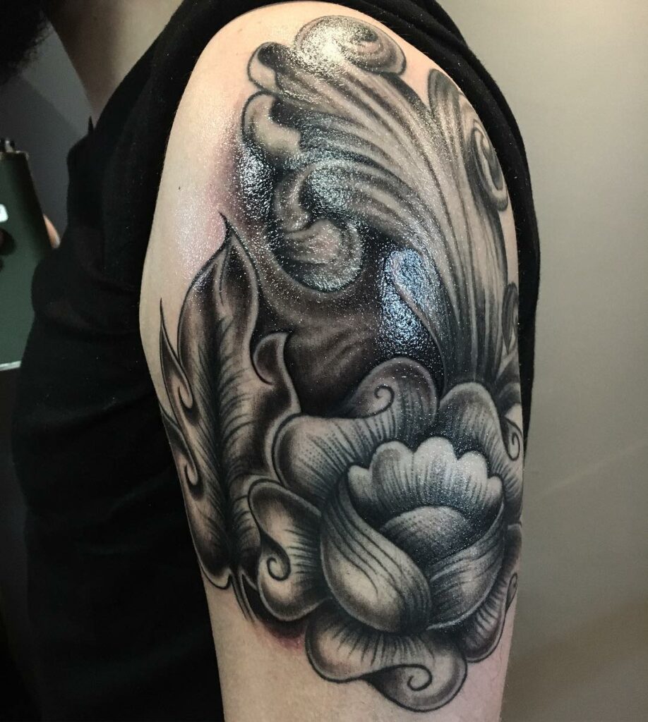 12+ Western Tattoo Sleeve Ideas To Inspire You! 19 Filigree Western Sleeve Tattoo Design