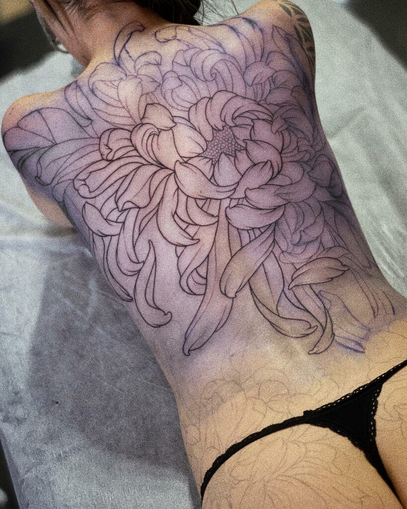 20+ Aged Fine Line Tattoos That Will Blow Your Mind 24 Fine Line Flower Tattoo ideas