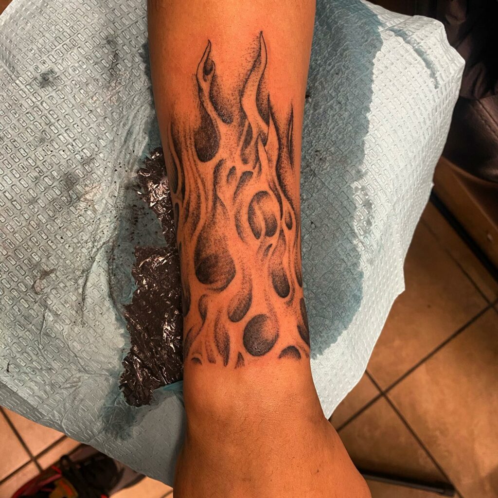 12+ Fire Flame Tattoo Ideas That Will Blow Your Mind! 10 Fire Flame Tattoo Ideas