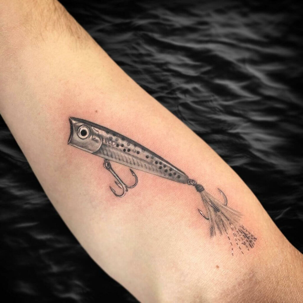 17+ Hunters Tattoo Ideas To Inspire You! 15 Fish Hook Tattoo