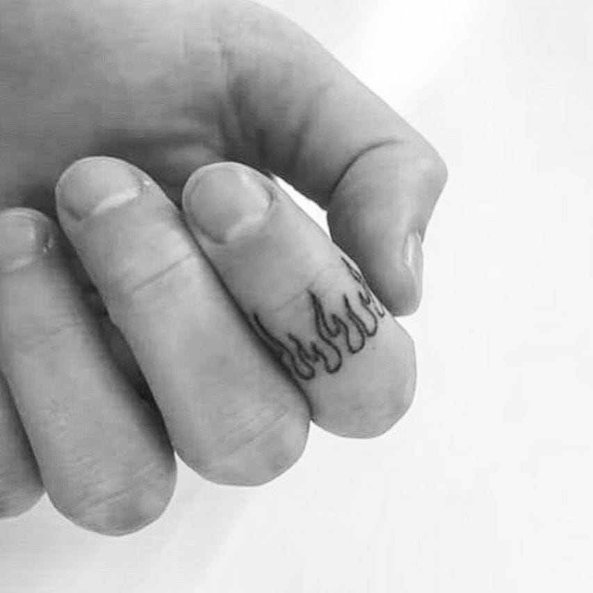 12+ Fire Flame Tattoo Ideas That Will Blow Your Mind! 13 Flame Tattoo Outline