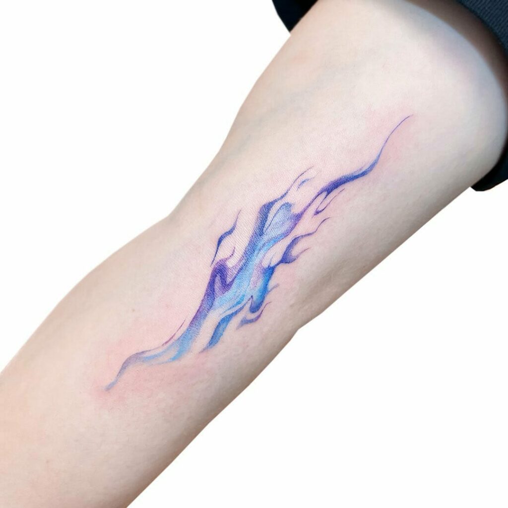 11+ Small Flame Tattoo Ideas That Will Blow Your Mind! 18 Blue Flame Tattoo