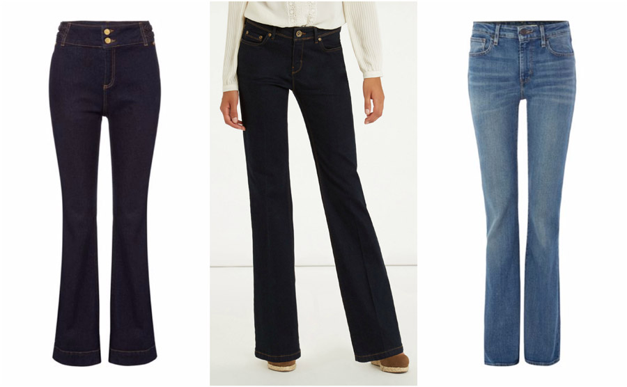 Flare Bootcut High Waist Jeans Shop Grid Alexie