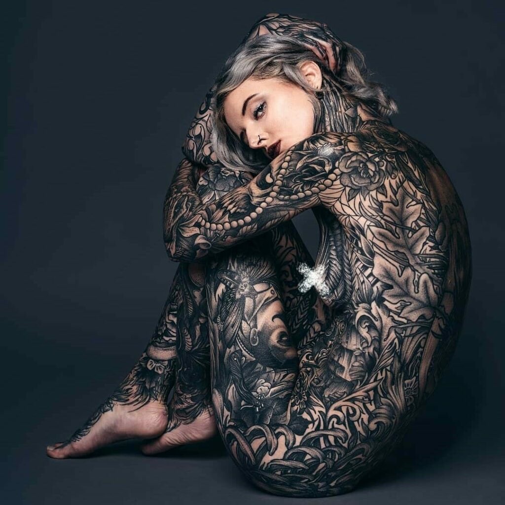 11+ Feminine Full Body Tattoo Ideas That Will Blow Your Mind! 16 Floral Entire Body Tattoo